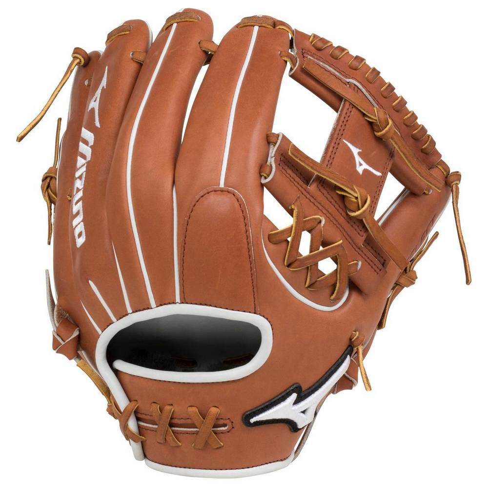 Mizuno Pro Select Fastpitch 11.75" Női Kesztyű Barna DZK590461